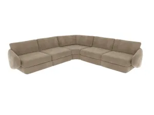 Esme Muse Soft Brown Corner Sofa - 5 Seater by James Lane, a Sofas for sale on Style Sourcebook