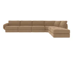 Esme Avon Honey Sofa - 6 Seater RAF Terminal by James Lane, a Sofas for sale on Style Sourcebook