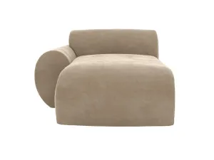 Malmo Muse Soft Brown Chaise Left Arm Facing Sofa Module by James Lane, a Sofas for sale on Style Sourcebook