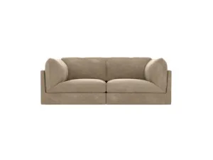 Finley Muse Soft Brown Modular Sofa - 2 Seater by James Lane, a Sofas for sale on Style Sourcebook