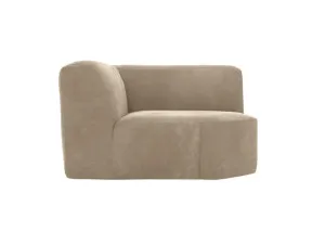 Copenhagen Muse Soft Brown Wedge Corner Chair Sofa Module by James Lane, a Sofas for sale on Style Sourcebook