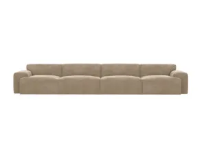 Copenhagen Muse Soft Brown Sofa - 4 Seater by James Lane, a Sofas for sale on Style Sourcebook