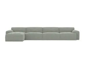 Copenhagen Avon Sage Sofa - 4 Seater LAF Chaise by James Lane, a Sofas for sale on Style Sourcebook