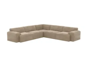 Copenhagen Muse Soft Brown Sofa - 5 Seater Corner Sofa by James Lane, a Sofas for sale on Style Sourcebook