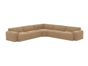 Copenhagen Avon Honey Sofa - 5 Seater Wedge Corner Sofa by James Lane, a Sofas for sale on Style Sourcebook