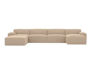 Copenhagen Muse Driftwood Sofa - 5 seater U Shaped Modular with RAF Chaise by James Lane, a Sofas for sale on Style Sourcebook