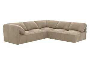 Kai Muse Soft Brown Modular Sofa - 5 Seater by James Lane, a Sofas for sale on Style Sourcebook