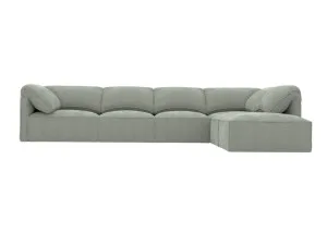 Kai Avon Sage Modular Sofa - 5 Seater and Ottoman by James Lane, a Sofas for sale on Style Sourcebook