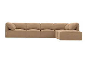Kai Avon Honey Modular Sofa - 5 Seater and Ottoman by James Lane, a Sofas for sale on Style Sourcebook