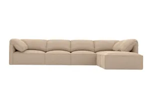 Kai Muse Driftwood Modular Sofa - 5 Seater and Ottoman by James Lane, a Sofas for sale on Style Sourcebook