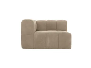 Lucello Muse Soft Brown Left Arm Facing Chair Module by James Lane, a Sofas for sale on Style Sourcebook