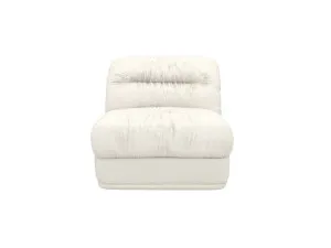 Reva Boucle Ivory Armless Sofa Module by James Lane, a Sofas for sale on Style Sourcebook