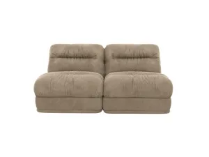 Reva Muse Soft Brown 2 Seater Modular Sofa by James Lane, a Sofas for sale on Style Sourcebook