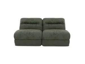 Reva Tribute Dark Jade 2 Seater Modular Sofa by James Lane, a Sofas for sale on Style Sourcebook