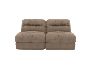 Reva Tribute Walnut 2 Seater Modular Sofa by James Lane, a Sofas for sale on Style Sourcebook