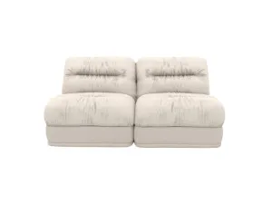 Reva View Cream 2 Seater Modular Sofa by James Lane, a Sofas for sale on Style Sourcebook