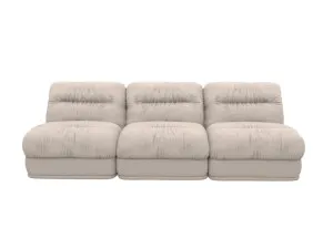 Reva Boucle Pumice 3 Seater Modular Sofa by James Lane, a Sofas for sale on Style Sourcebook