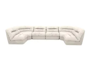 Reva Tribute Ice 6 Seater U-Shaped Modular Sofa by James Lane, a Sofas for sale on Style Sourcebook