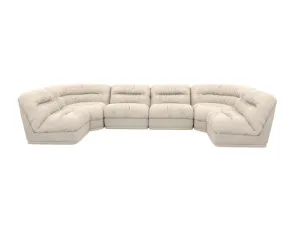 Reva Tribute Shell 6 Seater U-Shaped Modular Sofa by James Lane, a Sofas for sale on Style Sourcebook