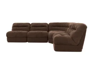 Reva Muse Chocolate 4 Seater Modular Corner Sofa by James Lane, a Sofas for sale on Style Sourcebook