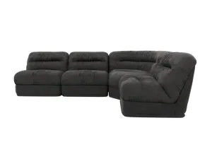 Reva California Charcoal 4 Seater Modular Corner Sofa by James Lane, a Sofas for sale on Style Sourcebook