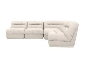 Reva Kent Bisque 4 Seater Modular Corner Sofa by James Lane, a Sofas for sale on Style Sourcebook
