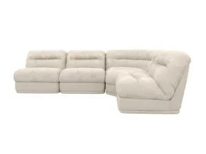 Reva Muse Flax 4 Seater Modular Corner Sofa by James Lane, a Sofas for sale on Style Sourcebook