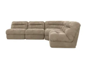 Reva Muse Soft Brown 4 Seater Modular Corner Sofa by James Lane, a Sofas for sale on Style Sourcebook