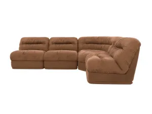 Reva Tribute Chestnut 4 Seater Modular Corner Sofa by James Lane, a Sofas for sale on Style Sourcebook