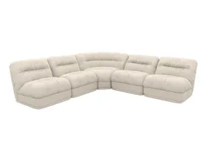 Reva Muse Flax 5 Seater Modular Corner Sofa by James Lane, a Sofas for sale on Style Sourcebook