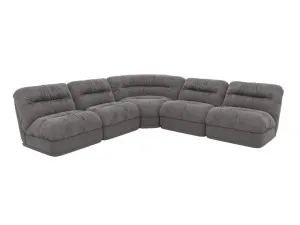 Reva Tribute Storm 5 Seater Modular Corner Sofa by James Lane, a Sofas for sale on Style Sourcebook