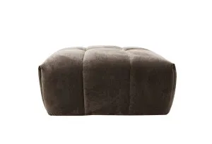Poppy Muse Chocolate Ottoman  by James Lane, a Ottomans for sale on Style Sourcebook
