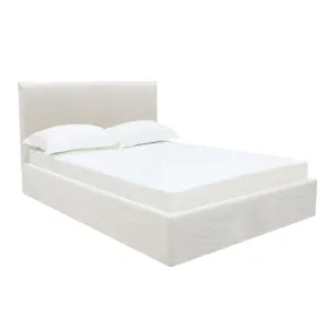 Noosa Linen Ecru Bed Slipcover Single by James Lane, a Beds & Bed Frames for sale on Style Sourcebook