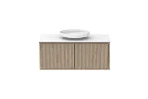 Clifton 900mm Centre Bowl Vanity, Coastal Oak by ADP, a Vanities for sale on Style Sourcebook