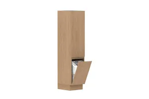 Door & Hamper 450 Tall Cabinet - Boston Oak by ADP, a Laundry for sale on Style Sourcebook
