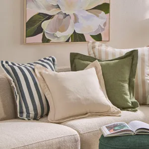 Muse Frankie Feather Cushion Blue by Muse, a Cushions, Decorative Pillows for sale on Style Sourcebook