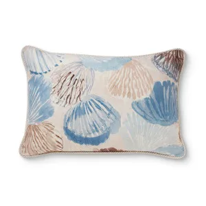Rockpool Blue Cushion Linen Blend 40x60cm by Madras Link, a Cushions, Decorative Pillows for sale on Style Sourcebook