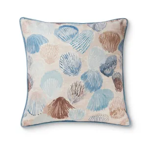 Rockpool Blue Cushion Linen Blend  50cm by Madras Link, a Cushions, Decorative Pillows for sale on Style Sourcebook