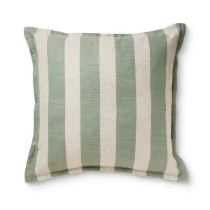 Rye Spruce Stripe Linen Blend Cushion by Madras Link, a Cushions, Decorative Pillows for sale on Style Sourcebook