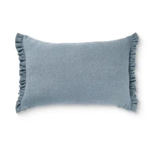 Willa Soft Blue Frill Cushion by Madras Link, a Cushions, Decorative Pillows for sale on Style Sourcebook