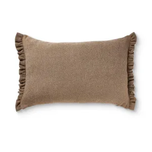Willa Truffle Frill Cushion 40x60cm by Madras Link, a Cushions, Decorative Pillows for sale on Style Sourcebook