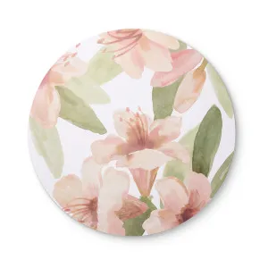 Set of 4 Rhododendron Round Hard Placemats by Madras Link, a Placemats for sale on Style Sourcebook