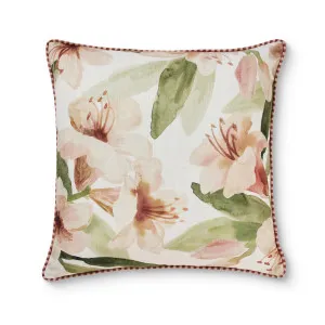 Rhododendron Linen Blend Cushion 50cm x 50cm by Madras Link, a Cushions, Decorative Pillows for sale on Style Sourcebook