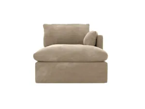 Willow Apt Muse Soft Brown Right Arm Facing Chaise Sofa Module by James Lane, a Sofas for sale on Style Sourcebook