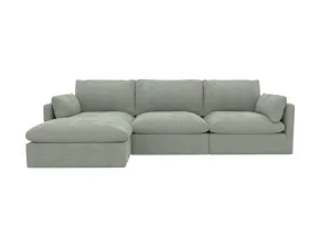 Willow Apt Avon Sage 3 Seater Chaise Sofa Left Facing by James Lane, a Sofas for sale on Style Sourcebook