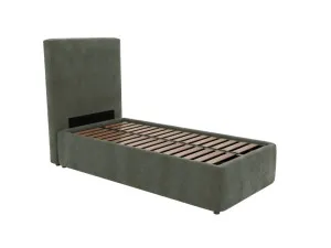 Havana Leo Gas Lift Bed Tribute Dark Jade Single by James Lane, a Beds & Bed Frames for sale on Style Sourcebook