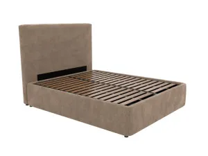 Havana Leo Gas Lift Bed Tribute Walnut Double by James Lane, a Beds & Bed Frames for sale on Style Sourcebook