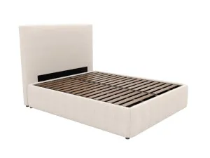 Havana Leo Gas Lift Bed Kent Bisque Queen by James Lane, a Beds & Bed Frames for sale on Style Sourcebook