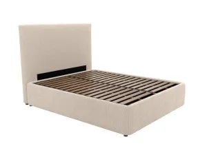 Havana Leo Gas Lift Bed Avon Taupe King by James Lane, a Beds & Bed Frames for sale on Style Sourcebook