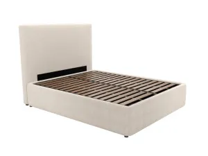 Havana Leo Gas Lift Bed View Cream King by James Lane, a Beds & Bed Frames for sale on Style Sourcebook
